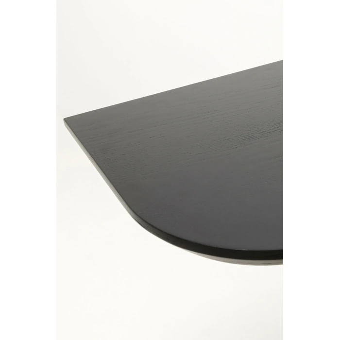 Konsolbord Caldera svart och silver, 138 cm, Svart/Silver, mått 76 x 138 x 38 cm, med fokus på material och ytstruktur