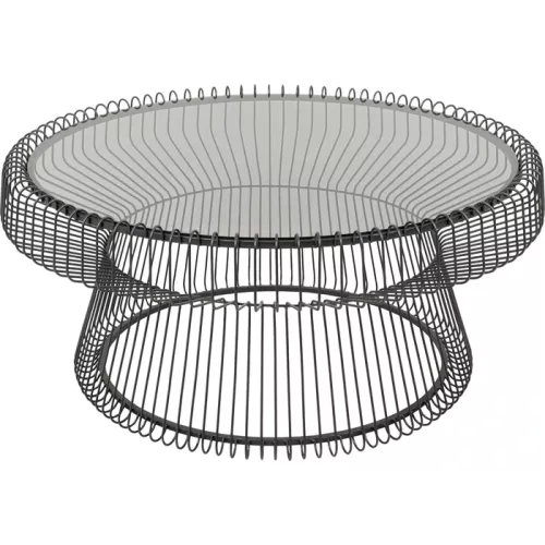 Soffbord Lisboa – Svart, Ø86 cm