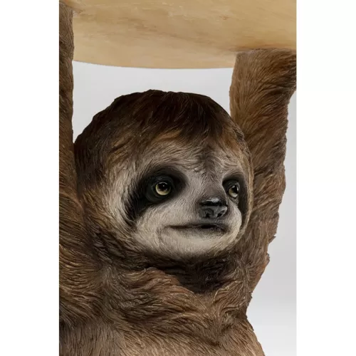 Sidobord Sengångare – Brun, Ø34 cm