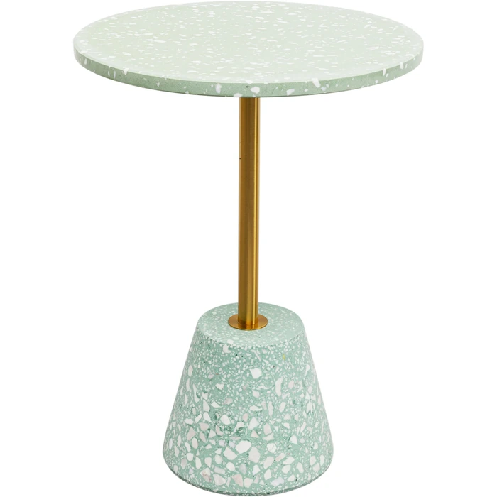 Sidobord Amore mintgrön Ø40 cm