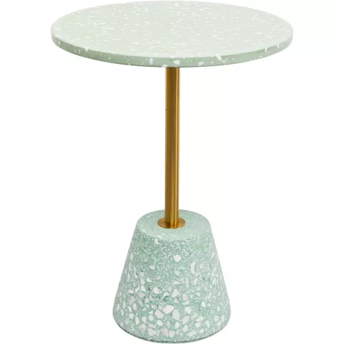 Sidobord Amore mintgrön Ø40 cm