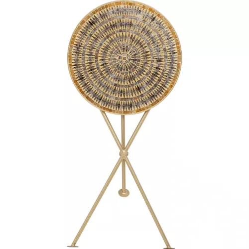 Sidobord Mosaic Brun Ø35 cm