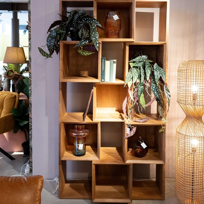 Bokhylla mangoträ 192x103 cm