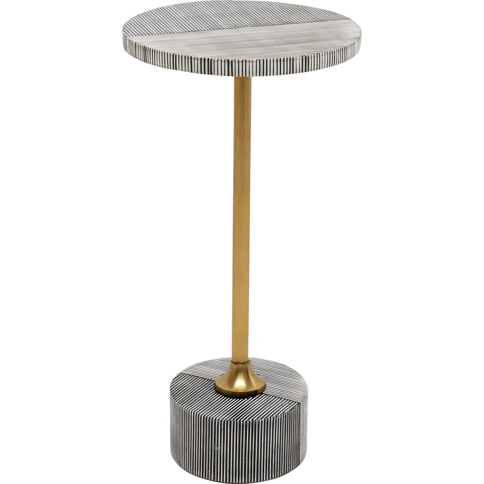 Sidobord Domero Double guld Ø25 cm