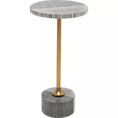 Sidobord Domero Double guld Ø25 cm