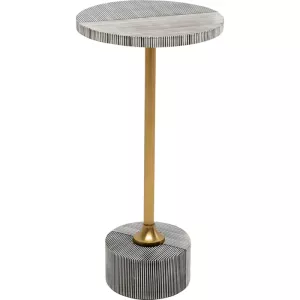 Sidobord Domero Double guld Ø25 cm