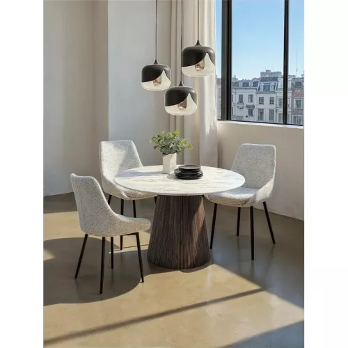 Matbord Glenn marmor Ø115 cm