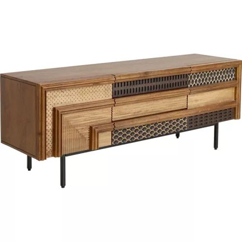 TV-bänk mango 140x55 cm