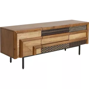 TV-bänk mango 140x55 cm