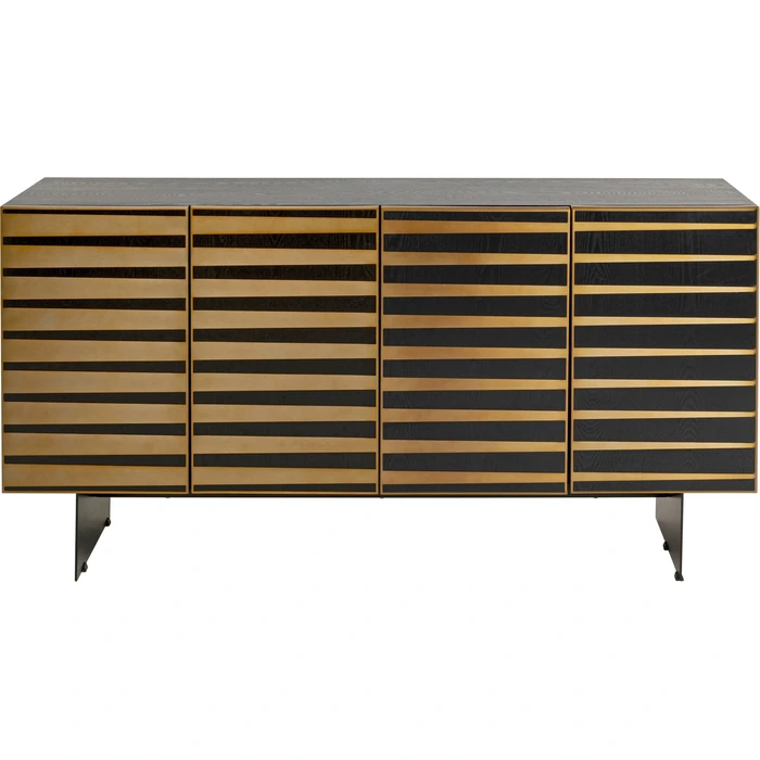 Sideboard Lago Dark svart 160x83 cm