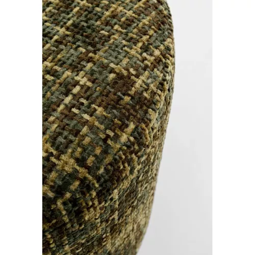 Sittpuff Berry Hög - Silver/Grön Ø39cm