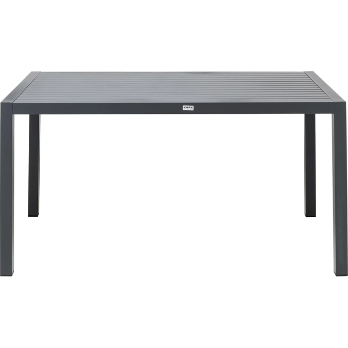 Trädgårdsbord Madagascar svart 80x140 cm