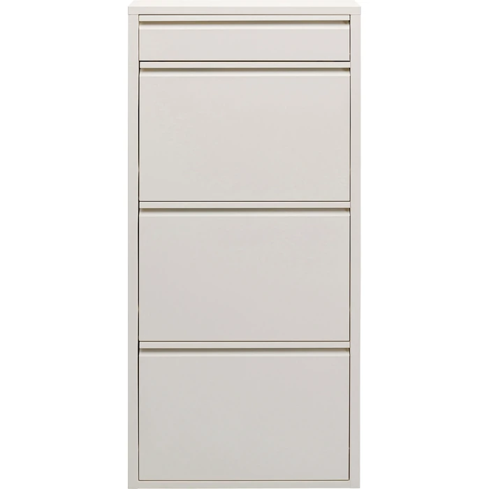 Skoskåp Cream 3+1 lådor