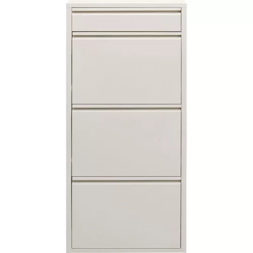 Skoskåp Cream 3+1 lådor