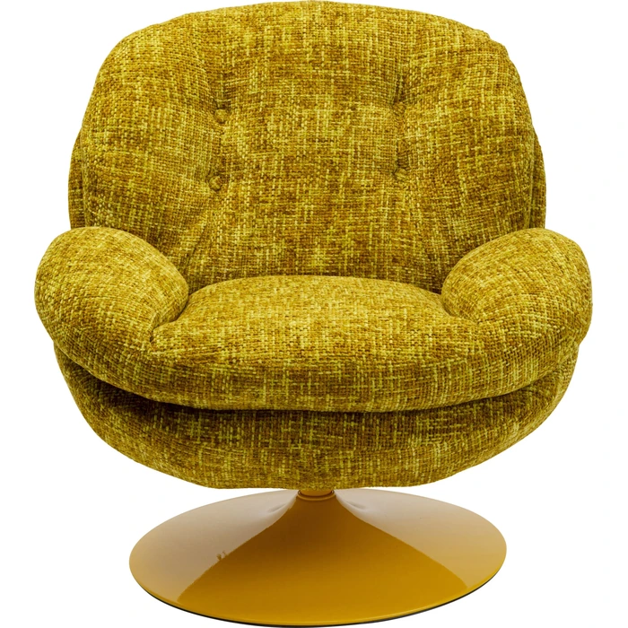 Snurrfåtölj Cosy gul