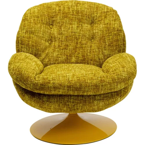 Snurrfåtölj Cosy gul