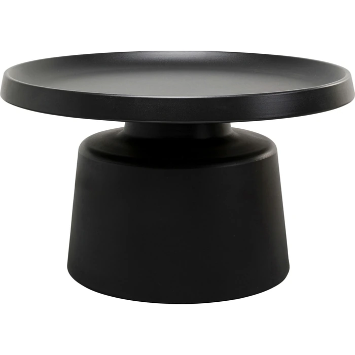 Soffbord Lima svart Ø70 cm