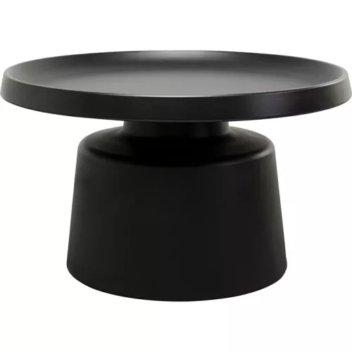 Soffbord Lima svart Ø70 cm