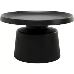 Soffbord Lima svart Ø70 cm