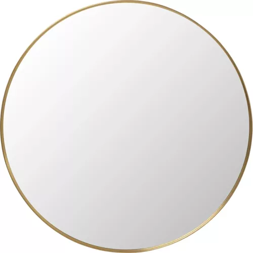 Spegel Simply mässing, Ø90 cm