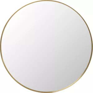 Spegel Simply mässing, Ø90 cm