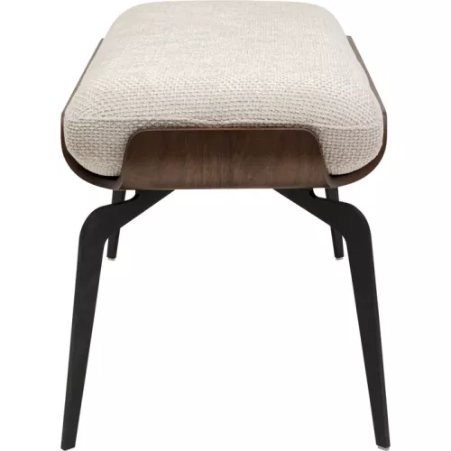 Bänk Elegans – 95 cm, Beige/Svart