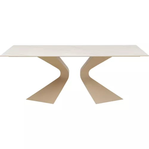 Matbord Gloria greige 200×100 cm