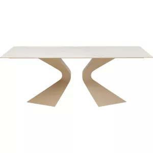 Matbord Gloria greige 200×100 cm