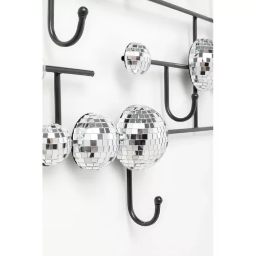 Väggklädhängare Disco Balls svart/silver