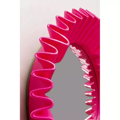 Väggspegel Hermosa rosa Ø38 cm