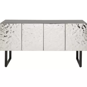 Sideboard Carino, 151 x 80 cm, Silver/Svart, mått 80 x 151 x 41 cm, i huvudvy