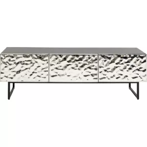 TV-bänk Carino, 150 x 50 cm, Silver/Svart, mått 50 x 151 x 39 cm, i huvudvy
