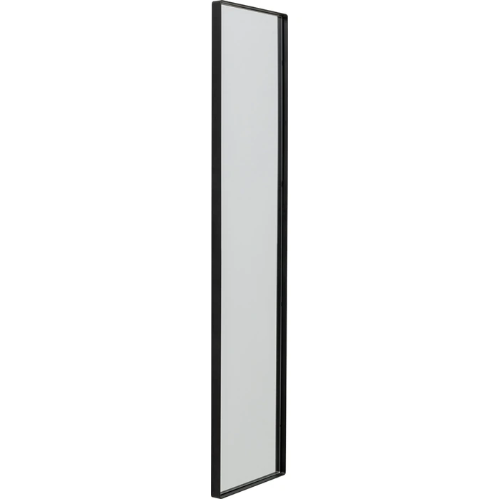 Spegel Starlet svart, 30 x 130 cm, mått 130 cm, sedd från sidan