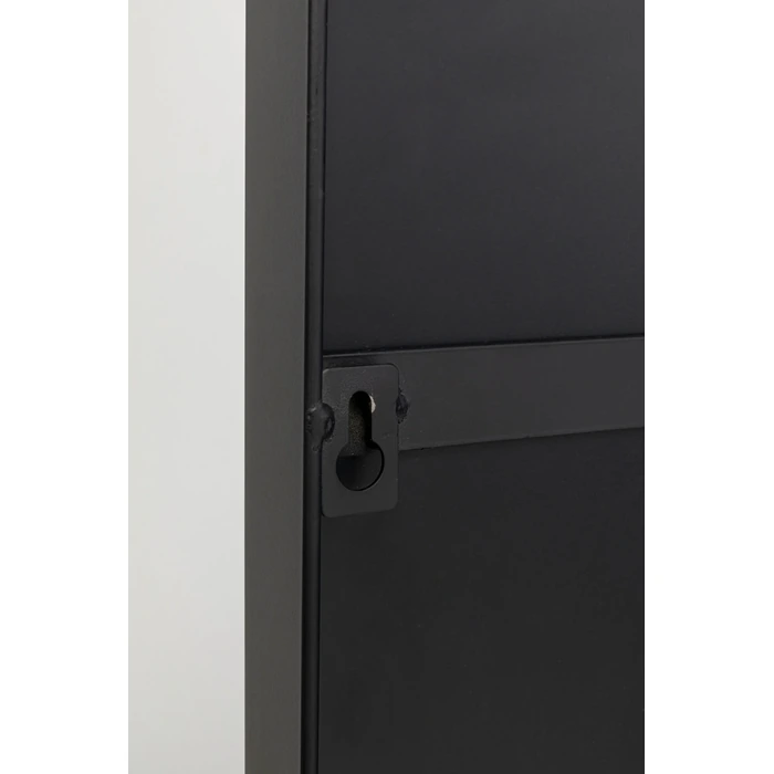 Spegel Starlet svart, 30 x 130 cm, mått 130 cm, sedd bakifrån