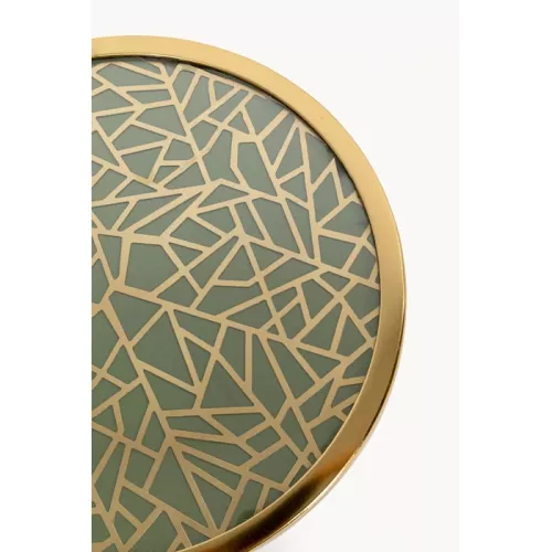 Sidobord Grazia Crack, Ø25 cm