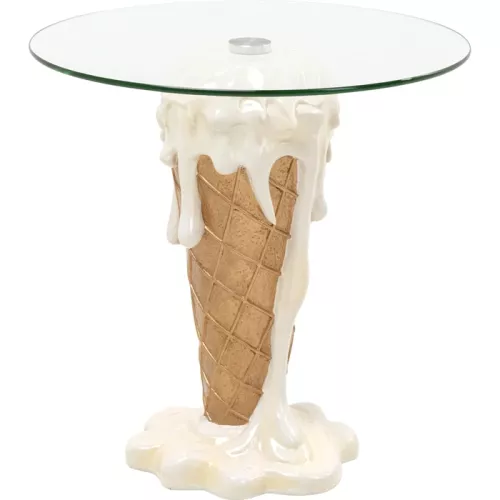 Sidobord Ice Cream Vanilla Ø48 cm