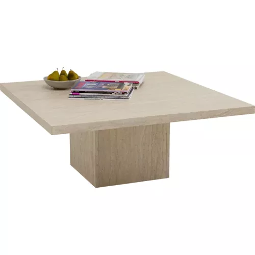 Soffbord Travertino 100x100 cm