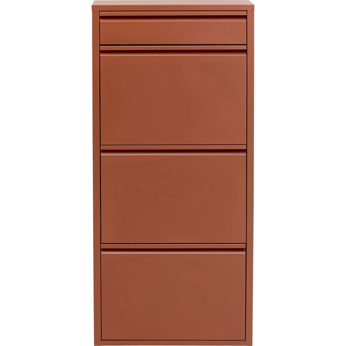 Skoskåp Brun 3+1 lådor