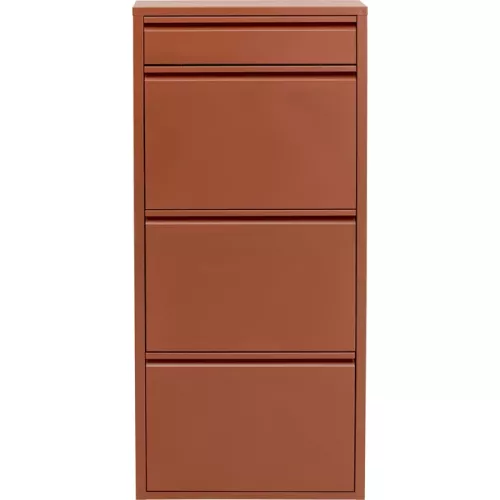 Skoskåp Brun 3+1 lådor