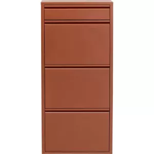 Skoskåp Brun 3+1 lådor