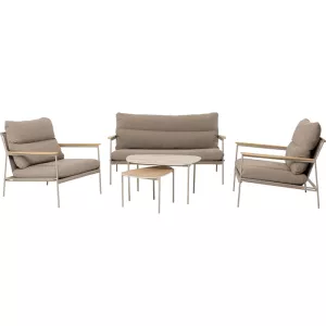 Loungeset Corsica Cream 5-delar