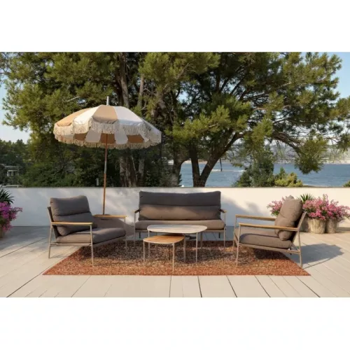 Loungeset Corsica Cream 5-delar