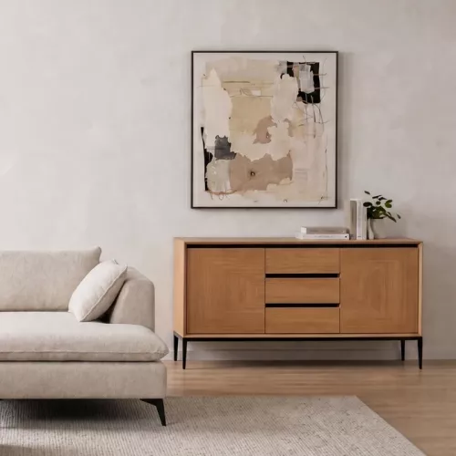 Sideboard Jona ekfanér 141x85 cm