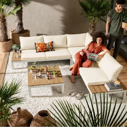 Soffgrupp Holiday beige, 4 delar