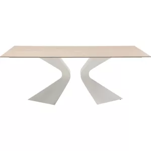 Matbord Gloria Travertin greige 200x100 cm