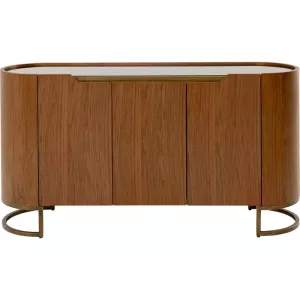 Sideboard Giorgio valnöt, 145 × 80 cm