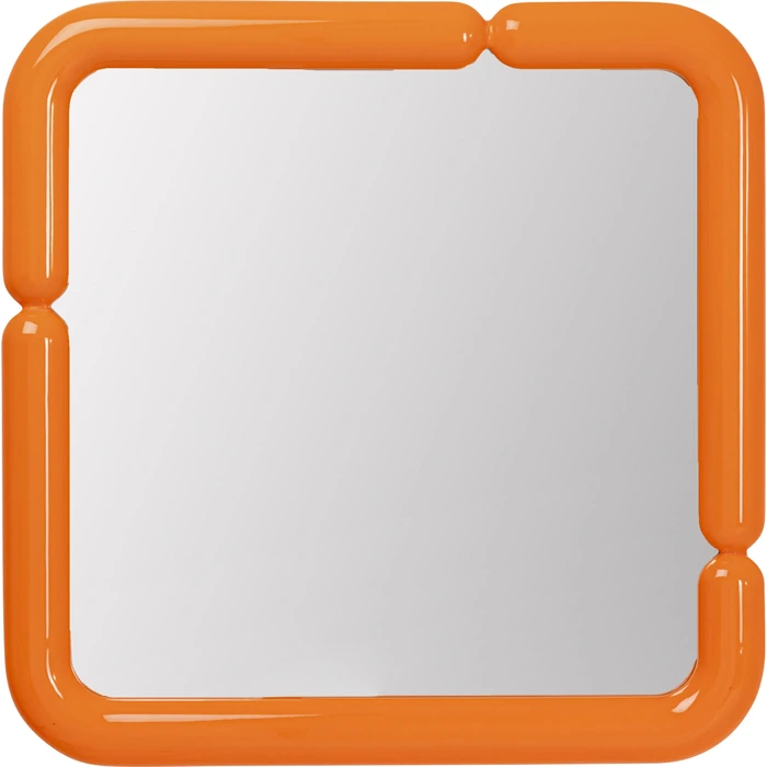 Spegel Eliano orange 90x90 cm
