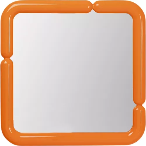 Spegel Eliano orange 90x90 cm
