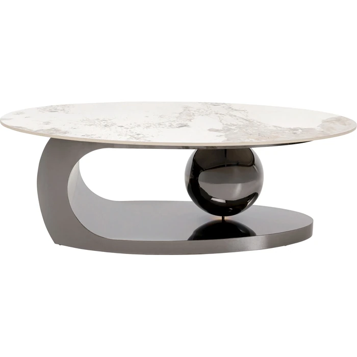 Soffbord Sphere Uno, 120 x 70 cm, Grå/Beige, mått 70 cm, i huvudvy