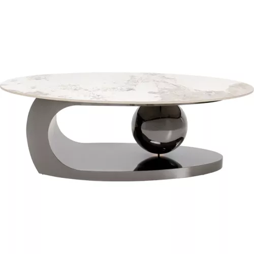 Soffbord Sphere Uno, 120 x 70 cm, Grå/Beige, mått 70 cm, i huvudvy
